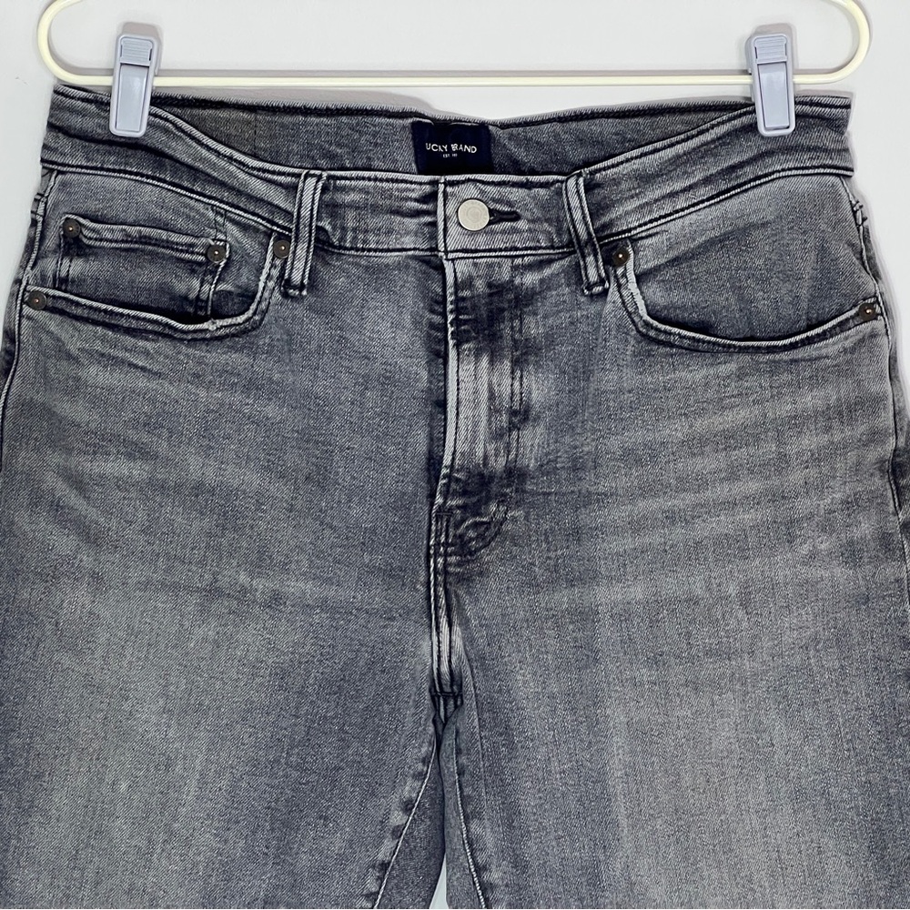 Lucky Brand 410 Athletic Straight Jeans – Gray Wash – Men’s 33x32 - Picture 2 of 10